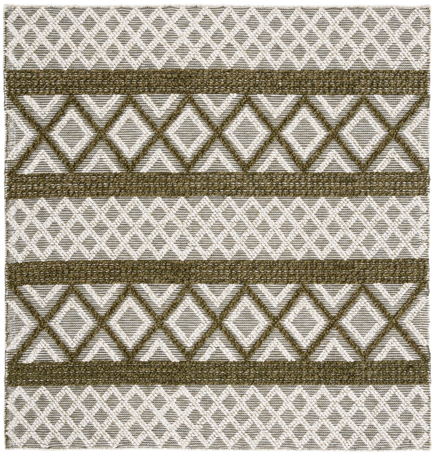 Safavieh Vermont Vrm211Y Ivory/Dark Green Rugs.