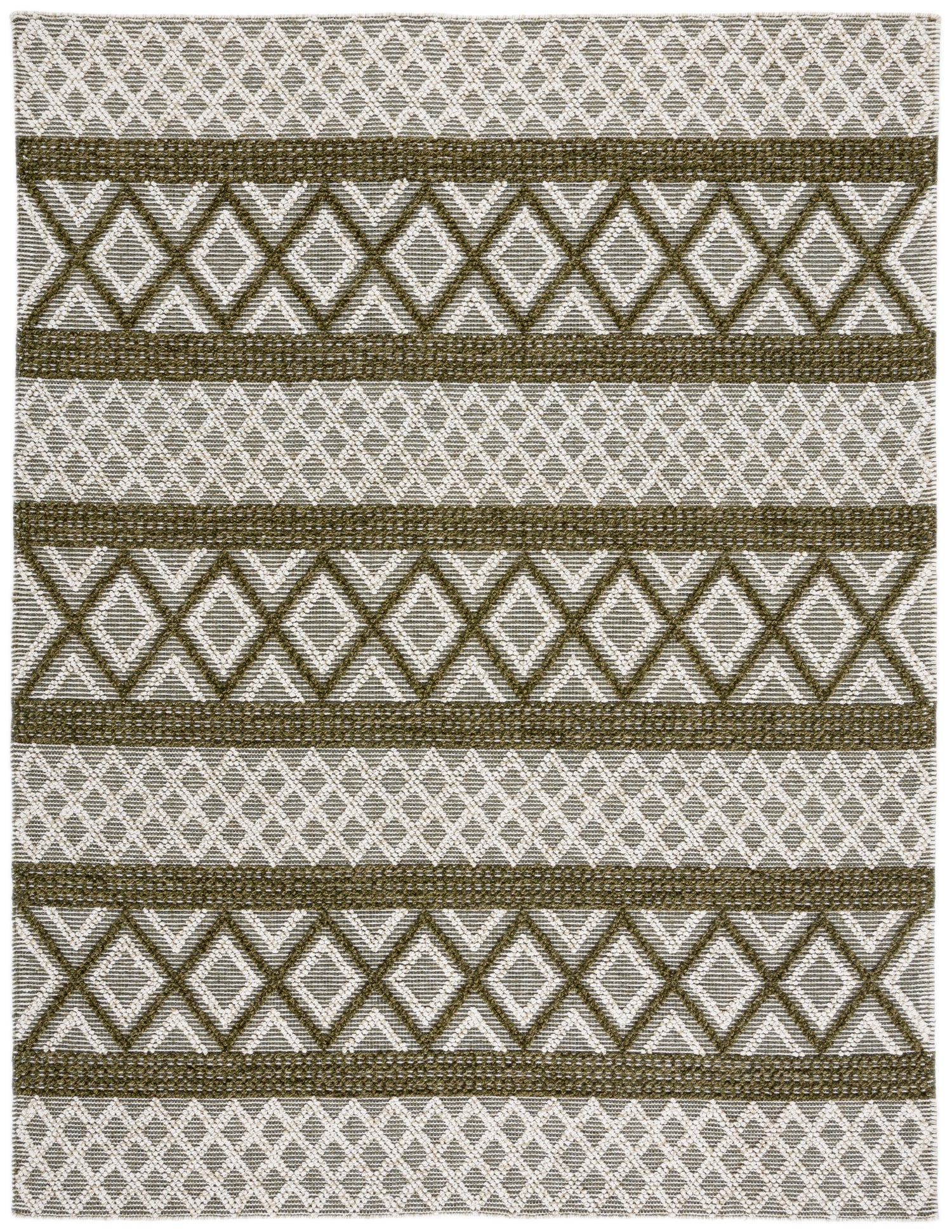 Safavieh Vermont Vrm211Y Ivory/Dark Green Rugs.