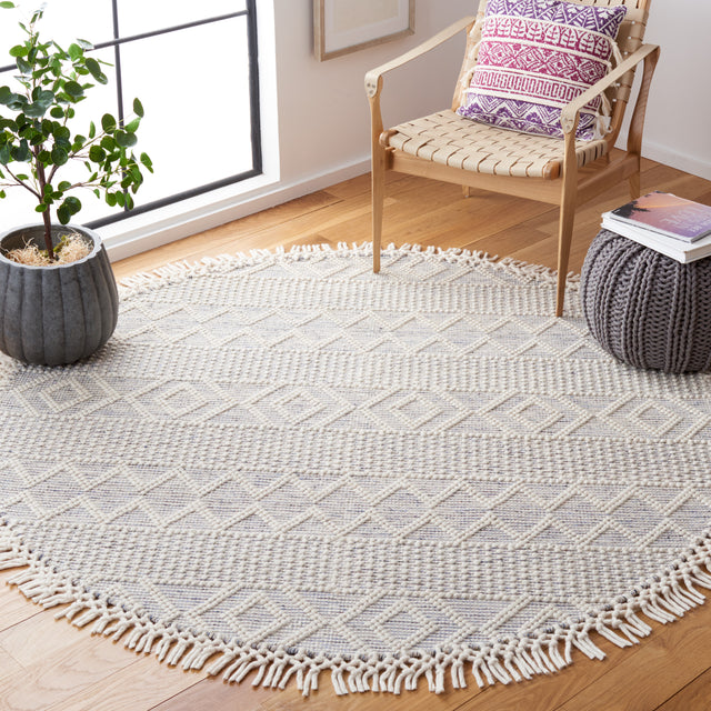 Safavieh Vermont Vrm251M Ivory/Blue Rug.