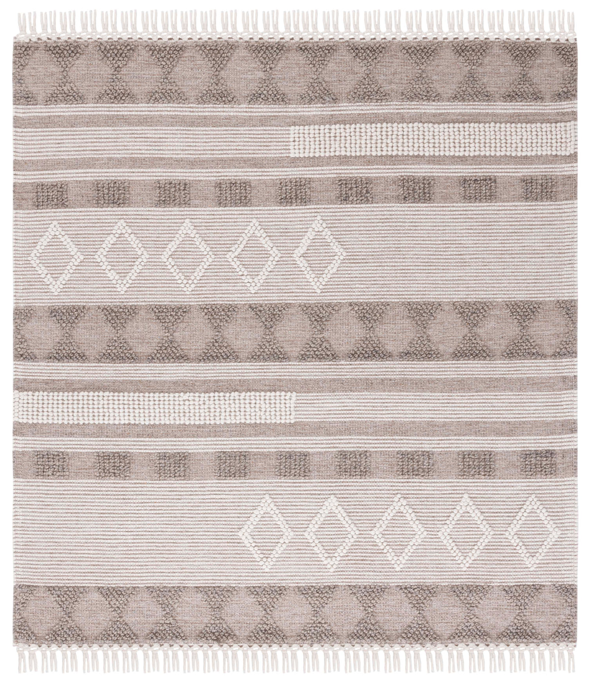 Safavieh Vermont Vrm253T Ivory/Brown Rug.