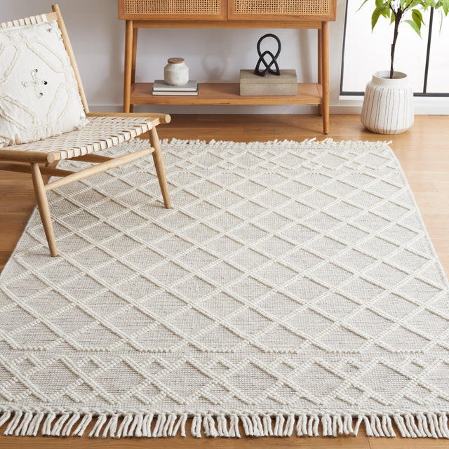 Safavieh Vermont Vrm255Z Black/Ivory Rug.