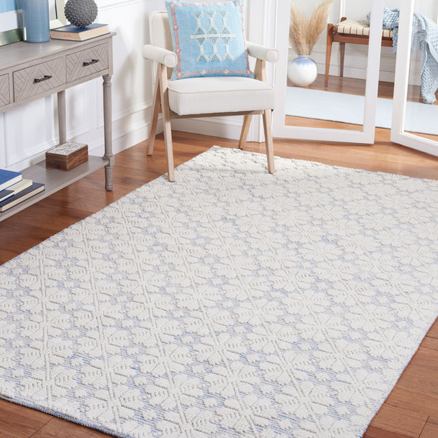 Safavieh Vermont Vrm303M Ivory/Blue Rug.