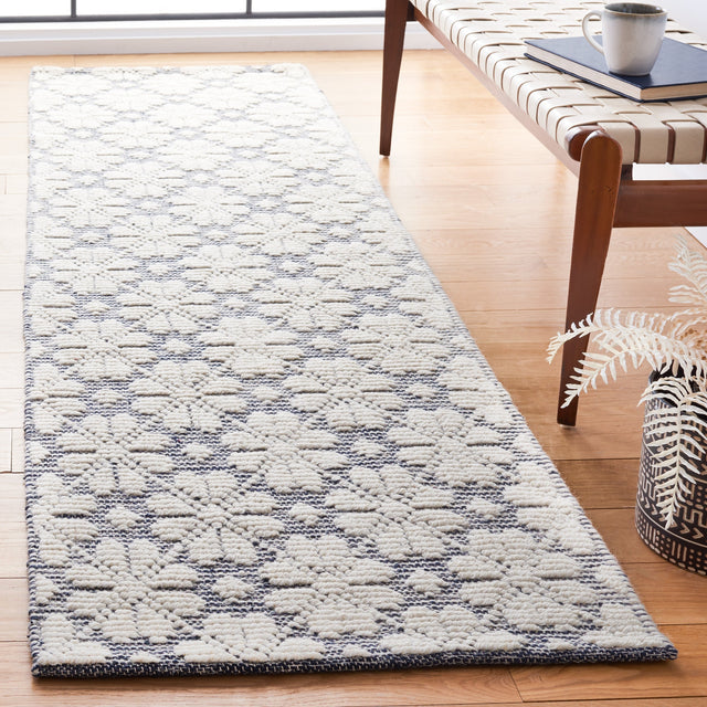 Safavieh Vermont Vrm303N Ivory/Navy Rug.
