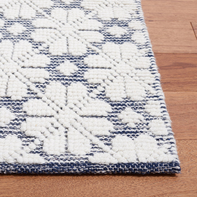 Safavieh Vermont Vrm303N Ivory/Navy Rug.