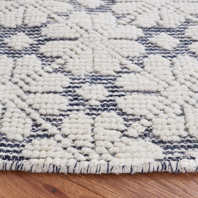 Safavieh Vermont Vrm303N Ivory/Navy Rug.