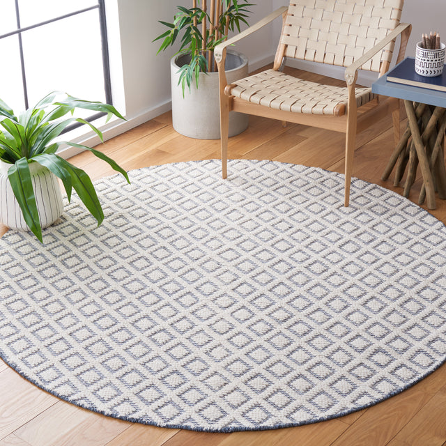 Safavieh Vermont Vrm304M Ivory/Blue Rug.