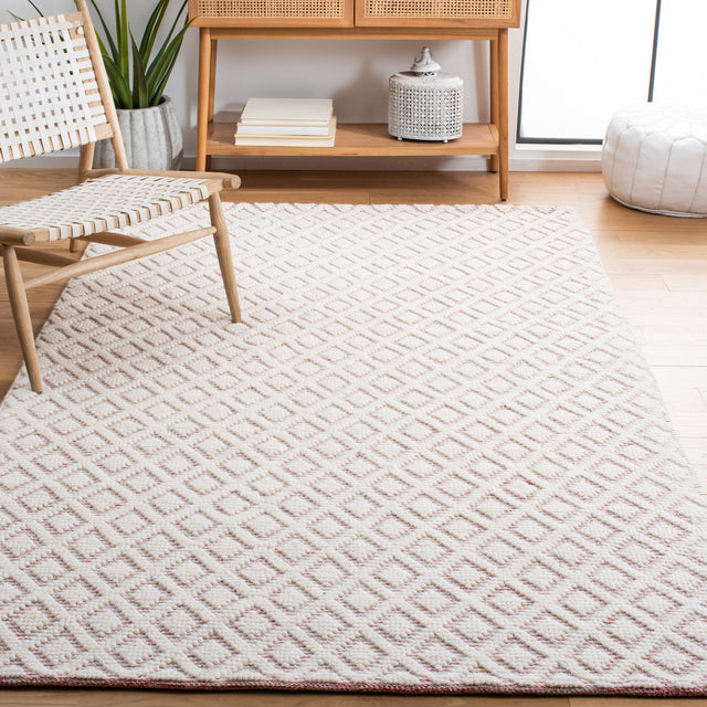 Safavieh Vermont Vrm304Q Ivory/Red Rug.