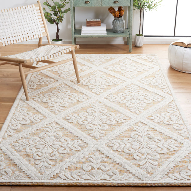 Safavieh Vermont Vrm306D Ivory/Gold Rug.