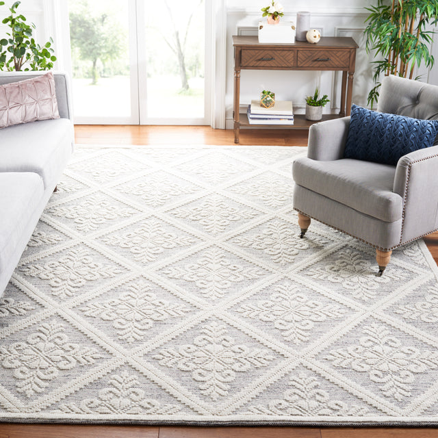 Safavieh Vermont Vrm306F Ivory/Grey Rug.