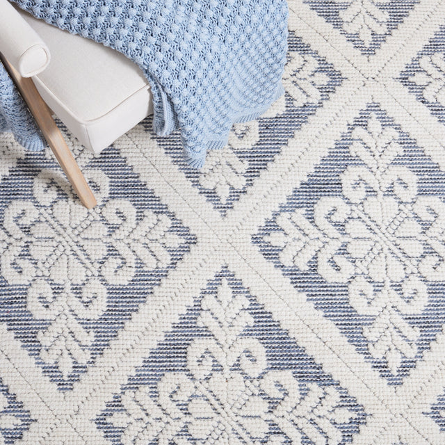 Safavieh Vermont Vrm306M Ivory/Blue Rug.