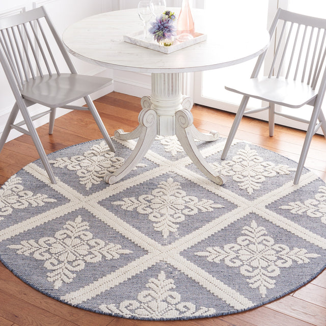 Safavieh Vermont Vrm306M Ivory/Blue Rug.