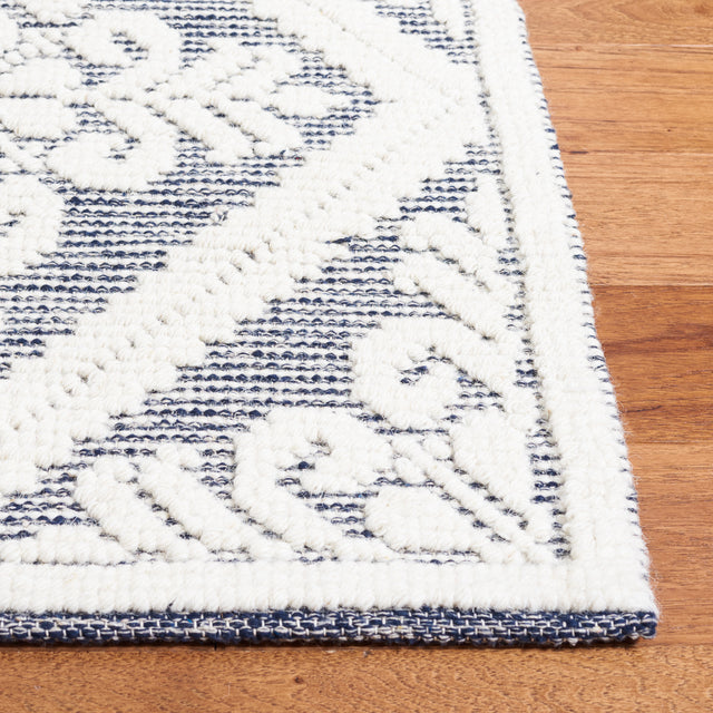 Safavieh Vermont Vrm306N Ivory/Navy Rug.