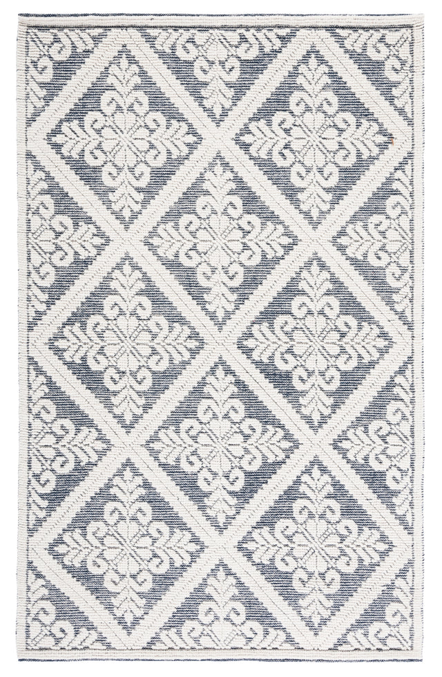 Safavieh Vermont Vrm306N Ivory/Navy Rug.