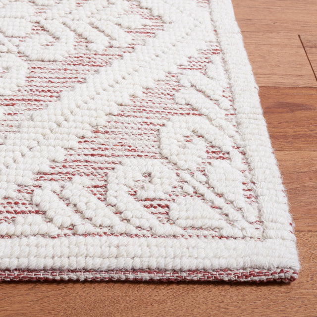 Safavieh Vermont Vrm306Q Ivory/Red Rug.