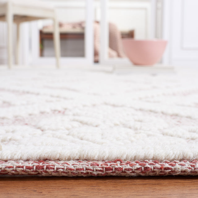 Safavieh Vermont Vrm306Q Ivory/Red Rug.