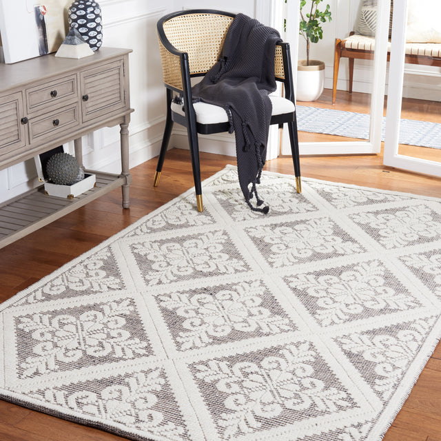 Safavieh Vermont Vrm306T Ivory/Brown Rug.