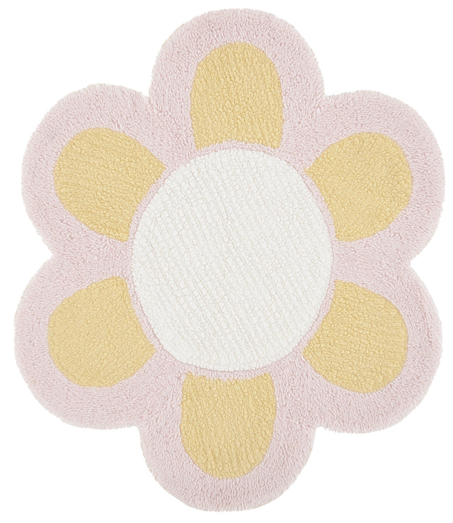 Safavieh Machine Washable Vermont Vrm475D Gold/Light Pink Rug.