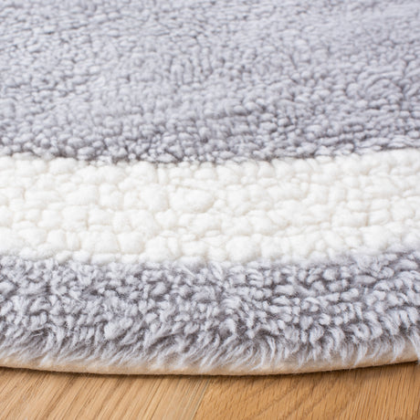 Safavieh Machine Washable Vermont Vrm477F Grey/Ivory Rug.