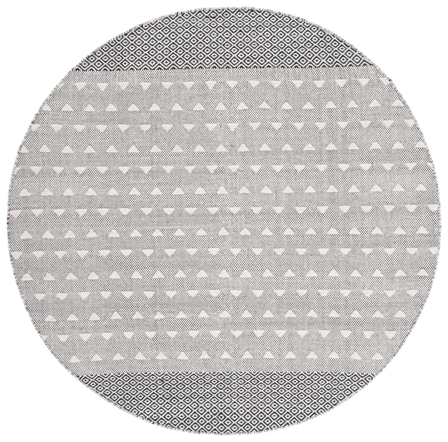 Safavieh Vermont Vrm503A Ivory/Black Rugs.
