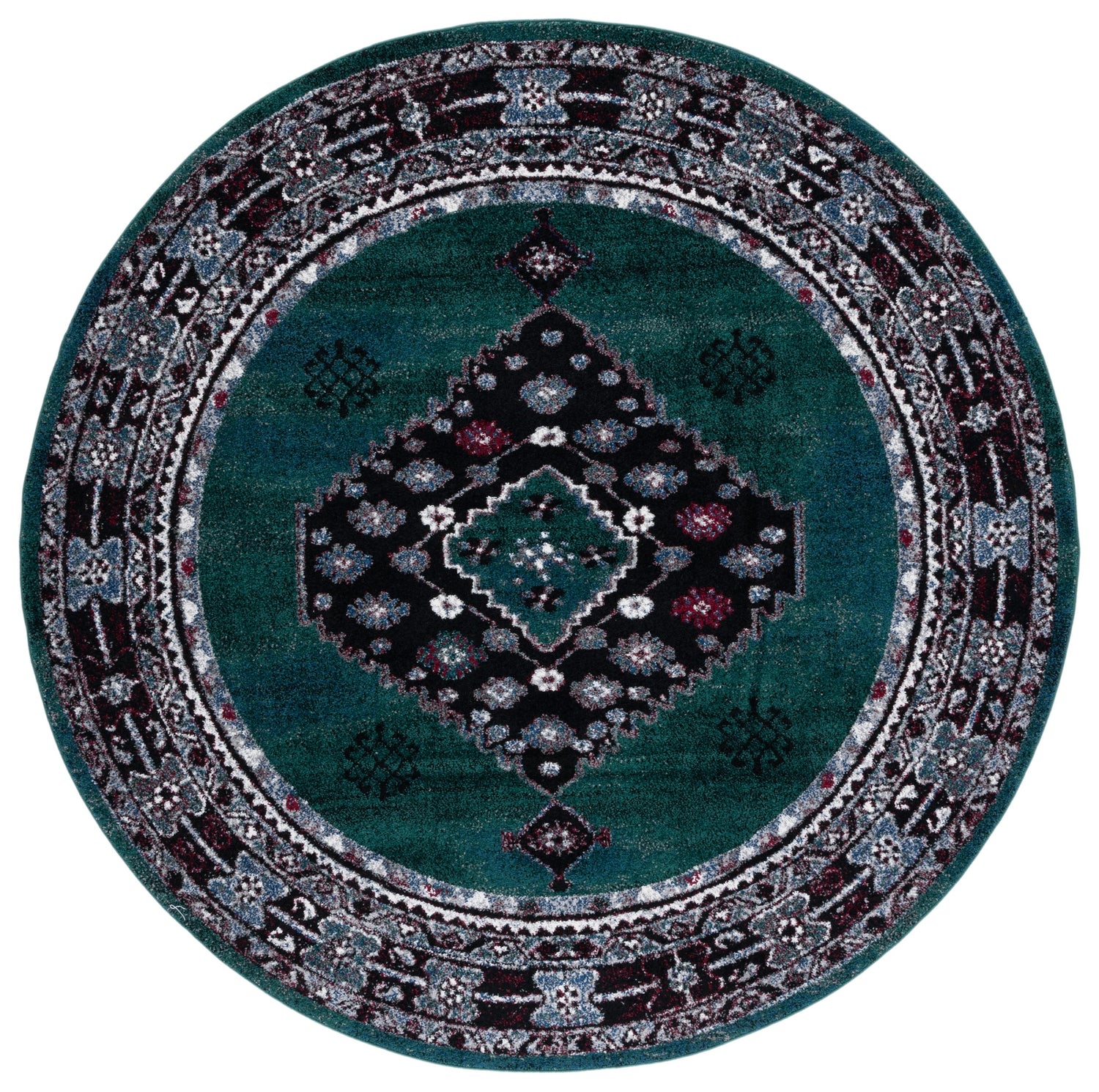 Safavieh Vintage Hamadan Vth202Y Green/Black Rugs.