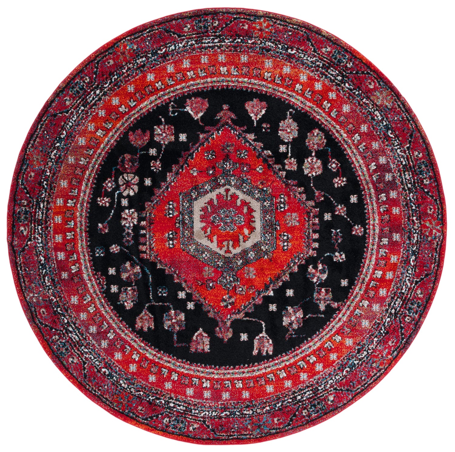 Safavieh Vintage Hamadan Vth204Q Red/Black Rugs.