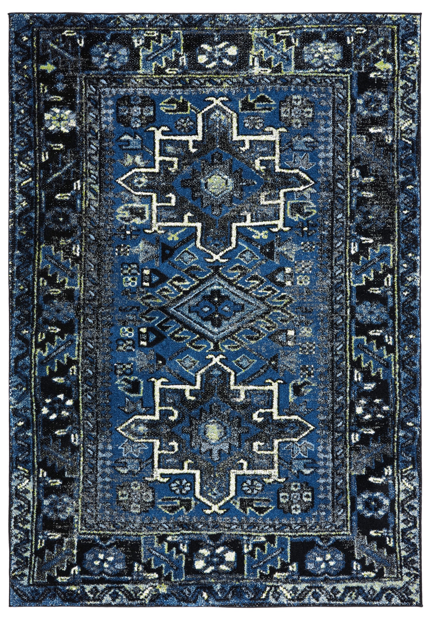 Safavieh Vintage Hamadan Vth211N Blue/Grey Rug.