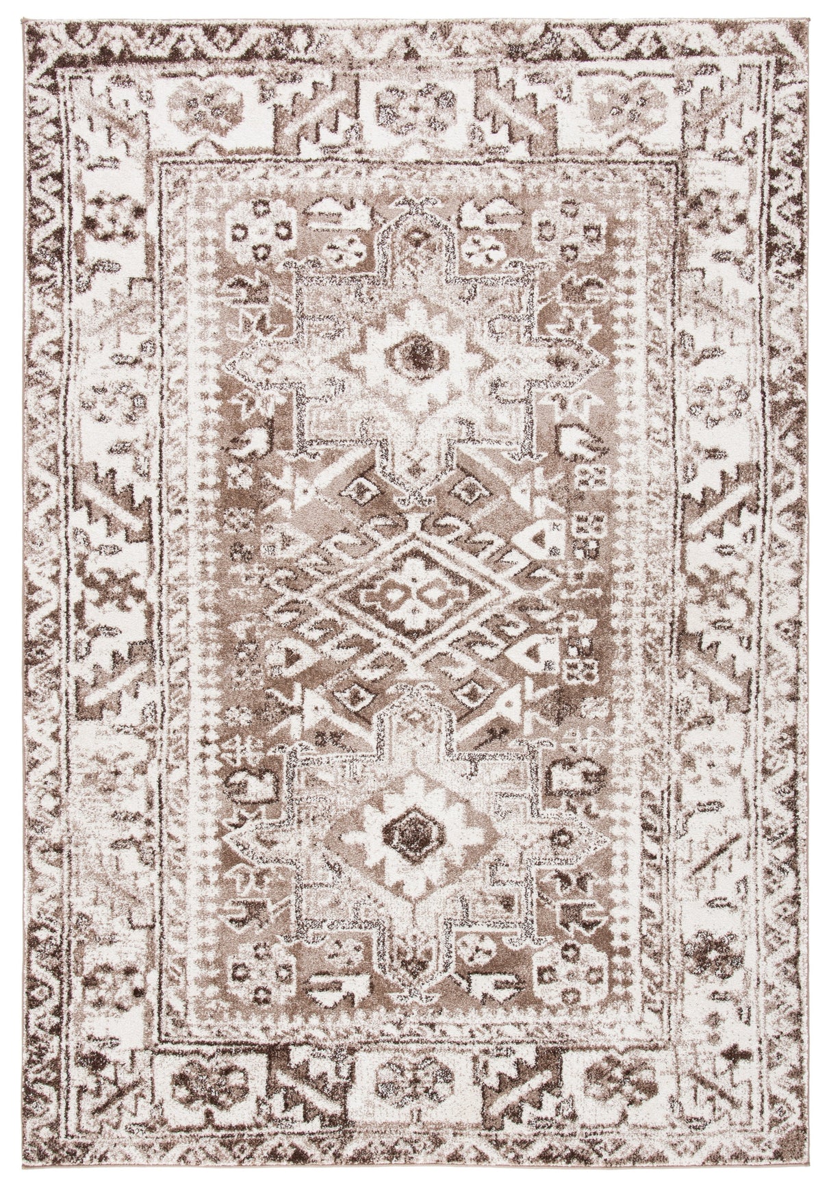 Safavieh Vintage Hamadan Vth211T Brown/Ivory Rugs.