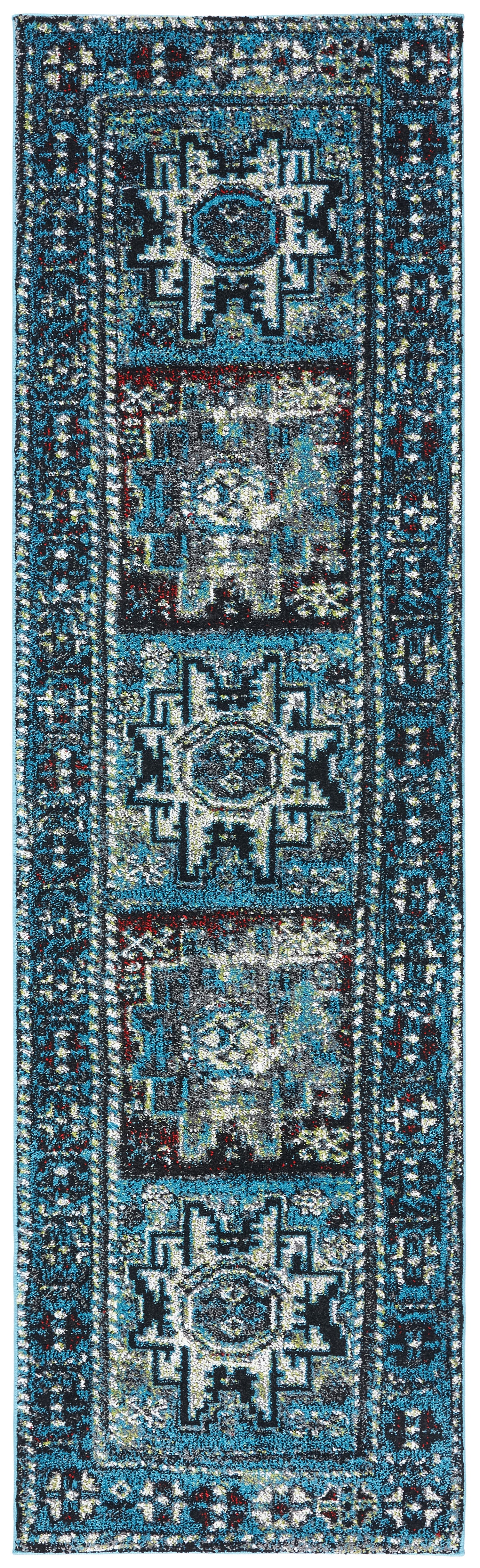 Safavieh Vintage Hamadan Vth213M Light Blue/Black Rugs.