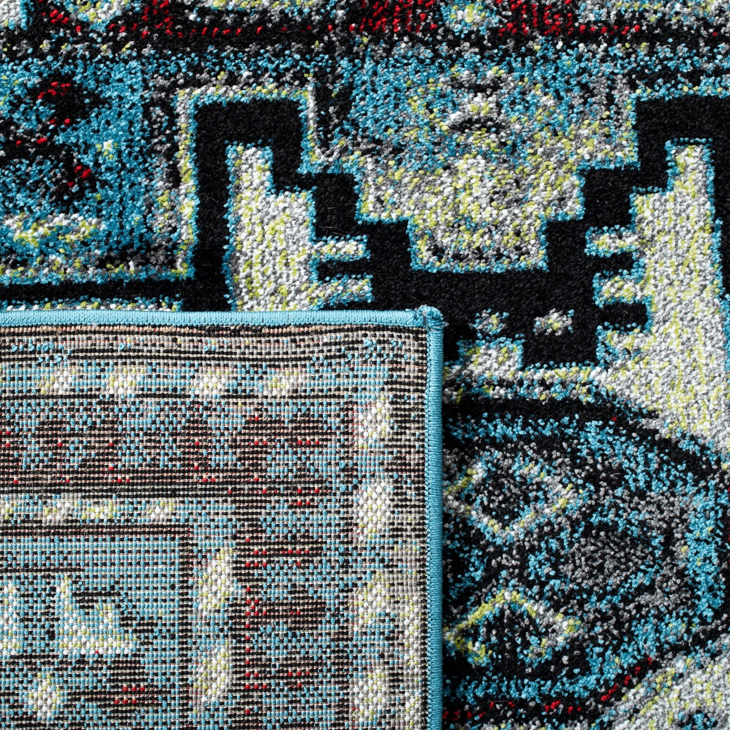 Safavieh Vintage Hamadan Vth213M Light Blue/Black Rugs.