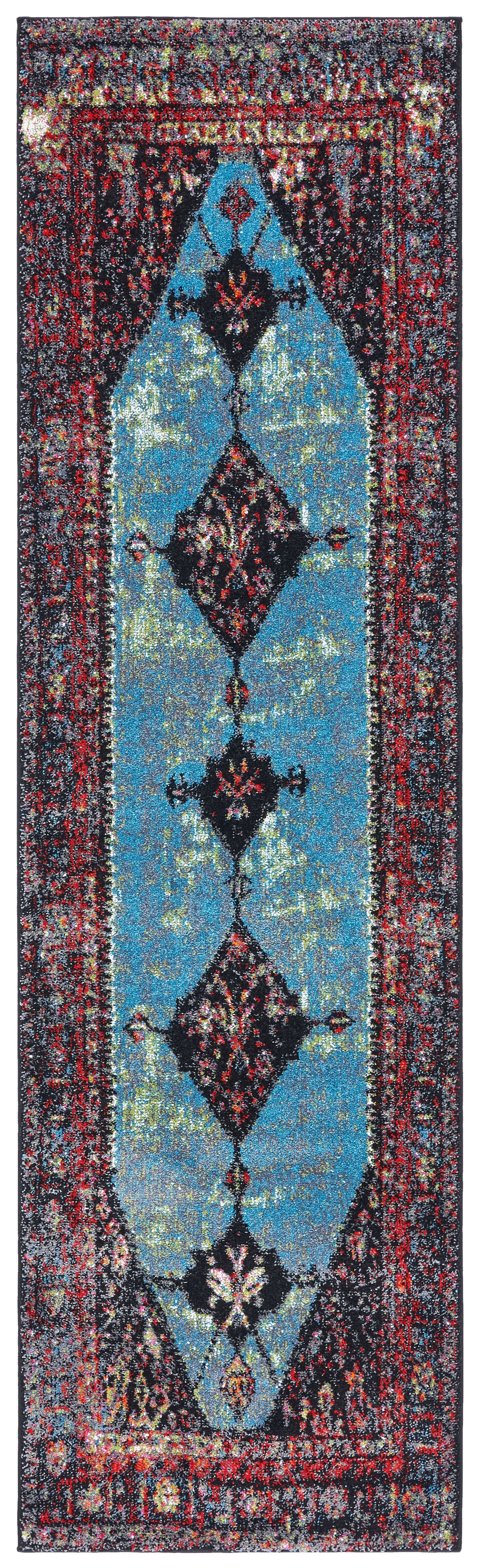 Safavieh Vintage Hamadan Vth217Q Red/Light Blue Rug.