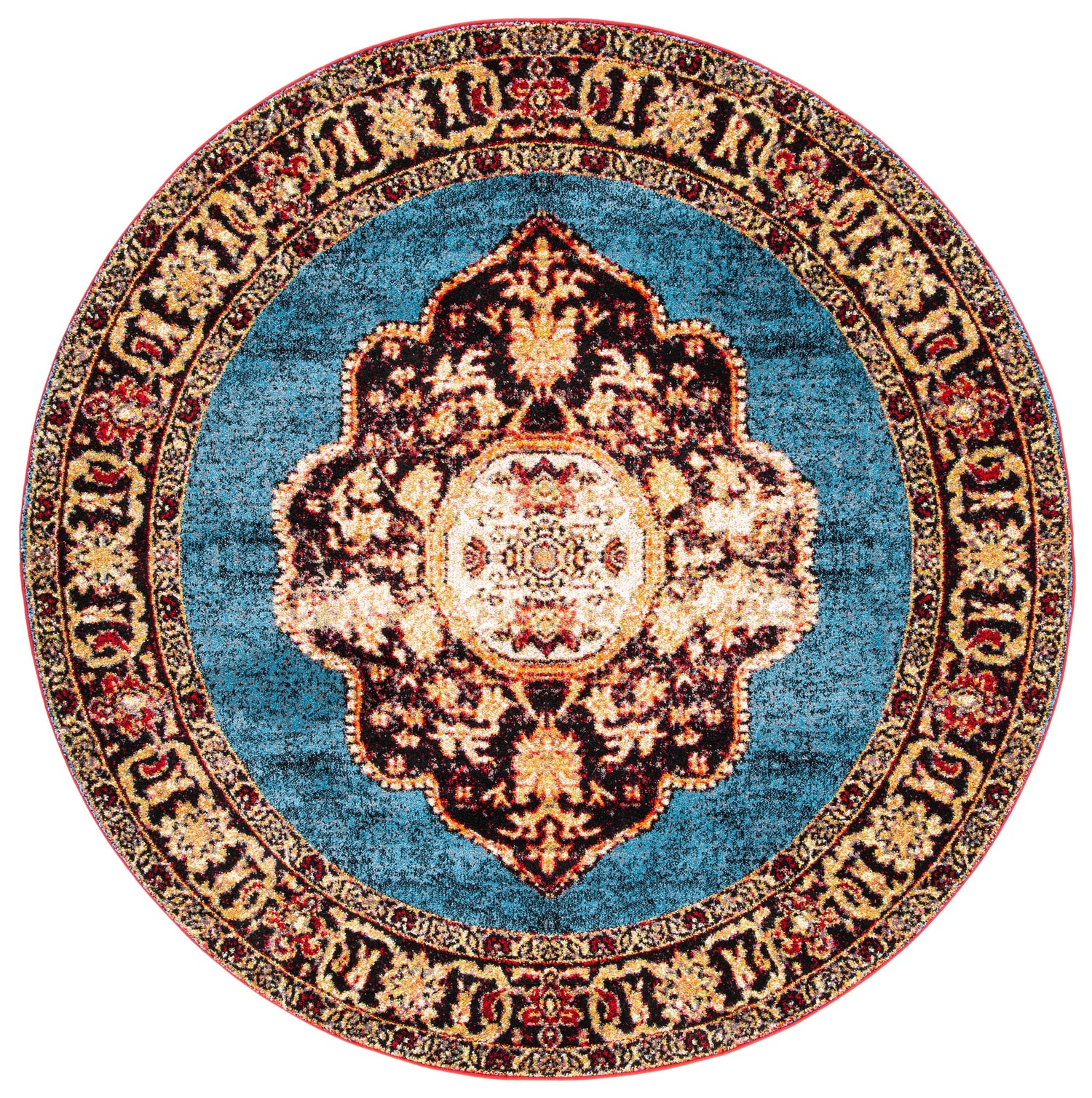 Safavieh Vintage Hamadan Vth219D Gold/Light Blue Rugs.