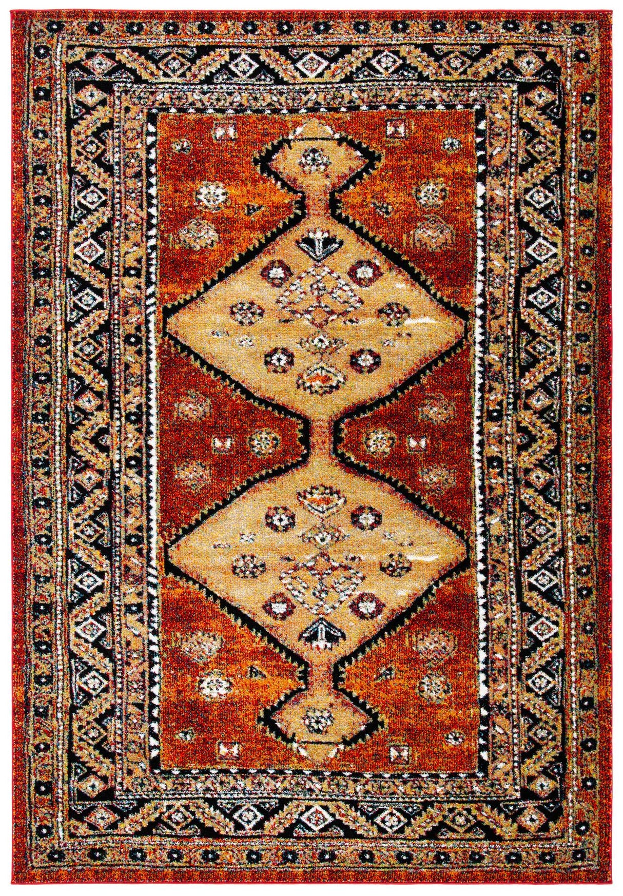 Safavieh Vintage Hamadan Vth252P Rust/Gold Rugs.