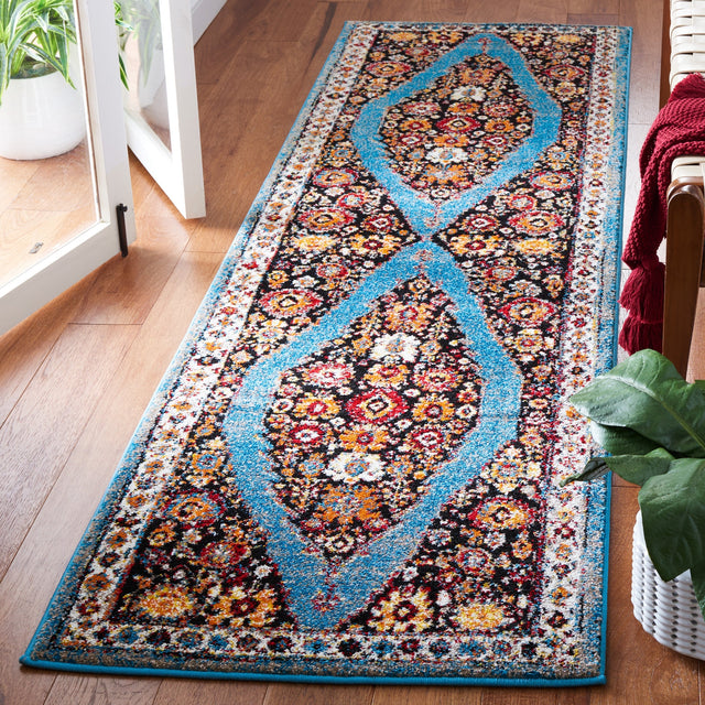 Safavieh Vintage Hamadan Vth265M Blue/Black Rug.