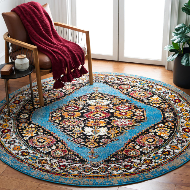 Safavieh Vintage Hamadan Vth265M Blue/Black Rug.