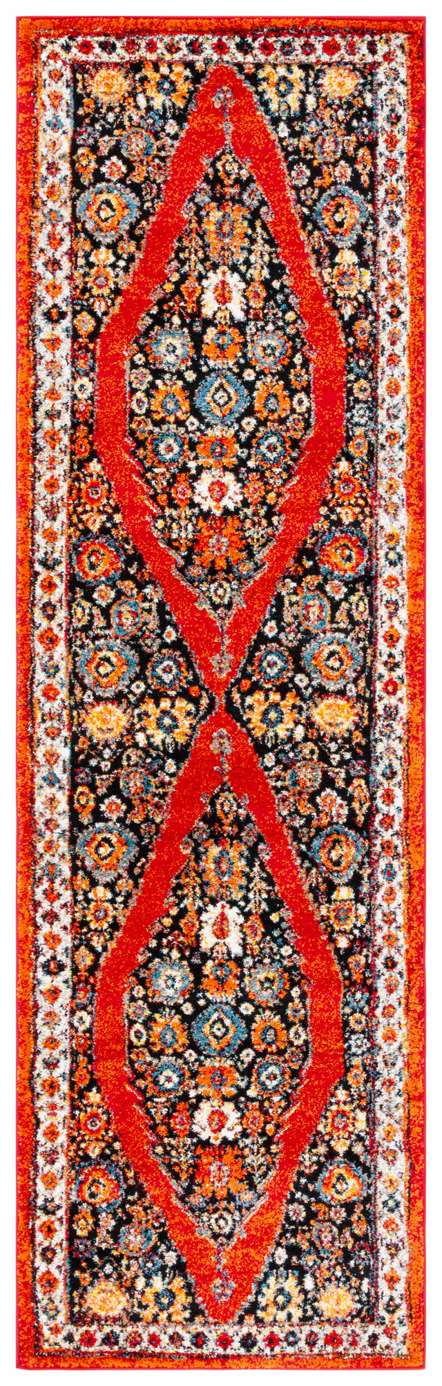 Safavieh Vintage Hamadan Vth265Q Red/Black Rug.