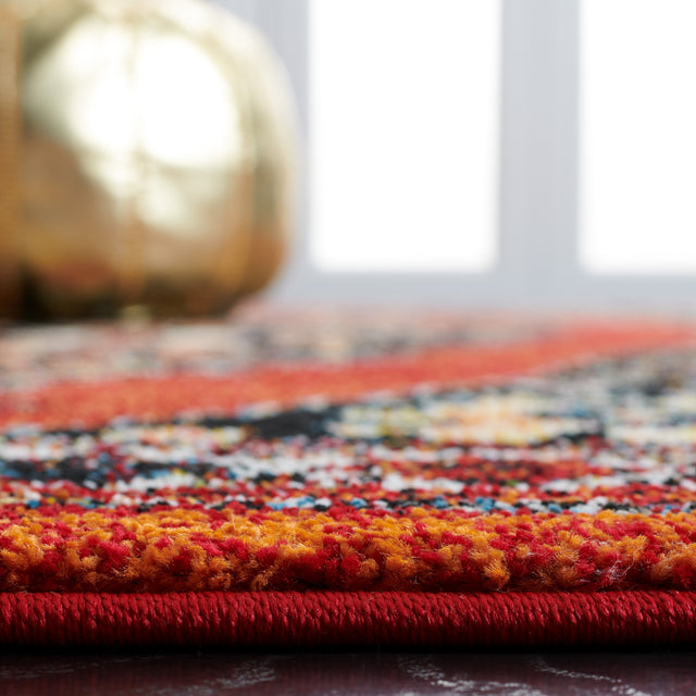 Safavieh Vintage Hamadan Vth265Q Red/Black Rug.