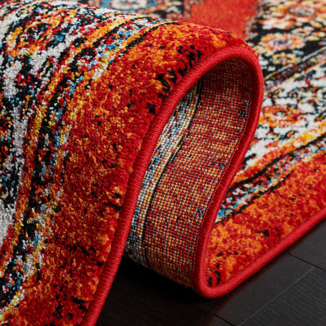 Safavieh Vintage Hamadan Vth265Q Red/Black Rug.