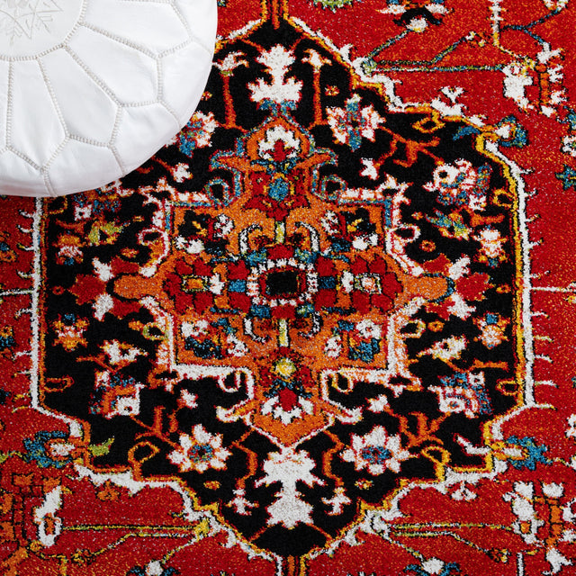 Safavieh Vintage Hamadan Vth266Q Red/Blue Rug.