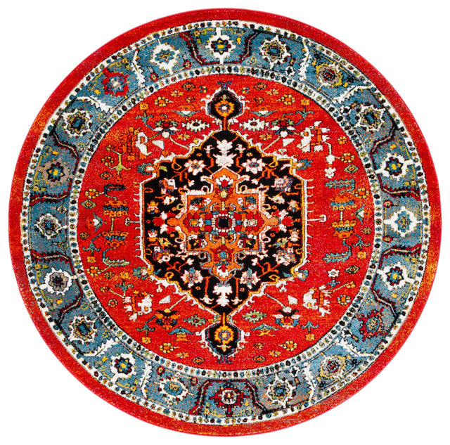 Safavieh Vintage Hamadan Vth266Q Red/Blue Rug.