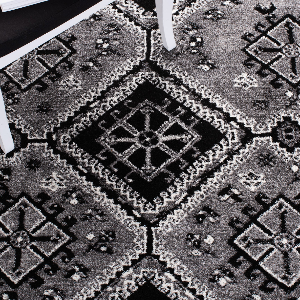 Safavieh Vintage Hamadan Vth293F Grey/Black Rugs.