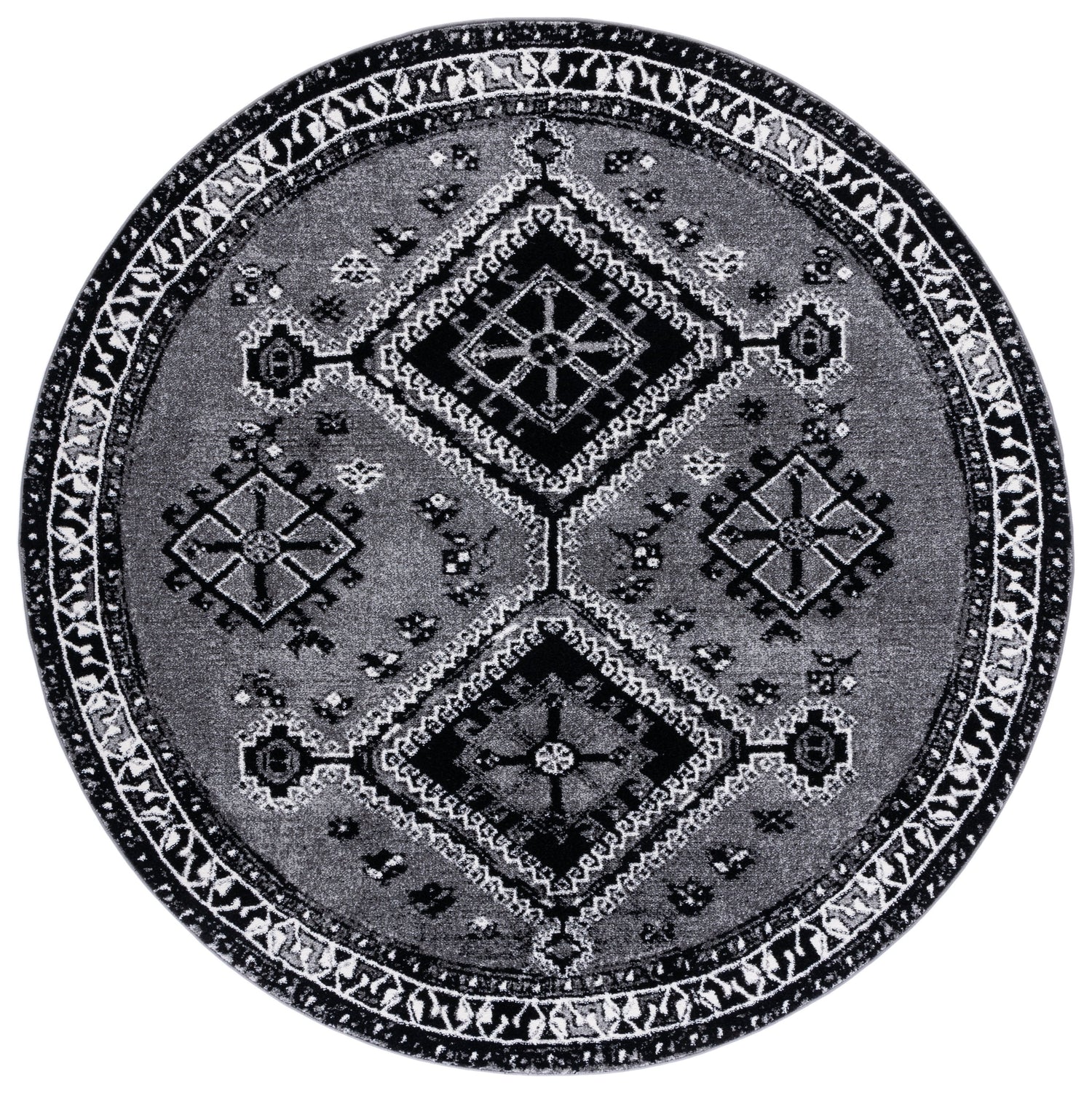 Safavieh Vintage Hamadan Vth293F Grey/Black Rugs.
