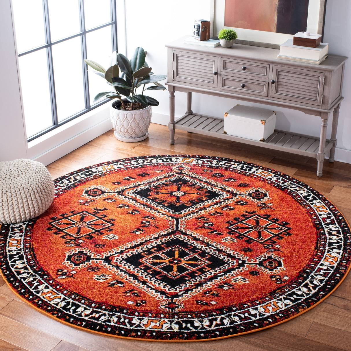 Safavieh Vintage Hamadan Vth293P Orange/Red Rugs.