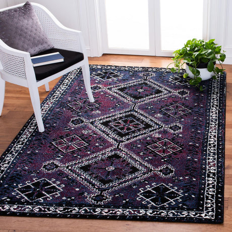 Safavieh Vintage Hamadan Vth293V Purple/Black Rugs.
