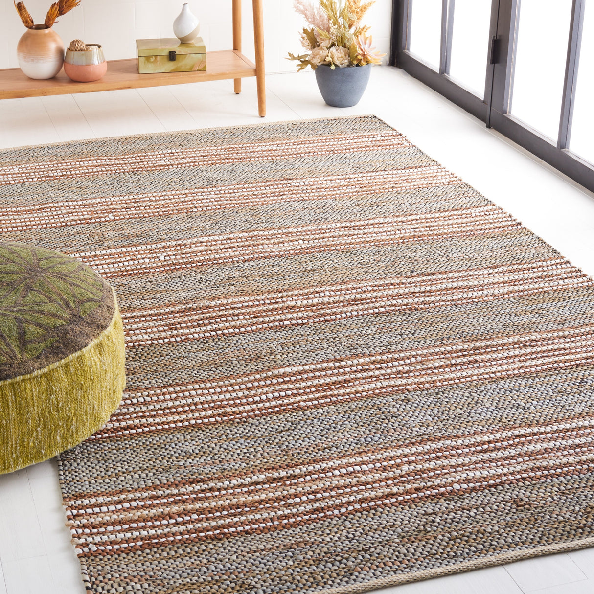 Safavieh Vintage Leather Vtl204B Beige/Natural Rug.