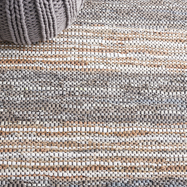 Safavieh Vintage Leather Vtl204F Grey/Natural Rug.