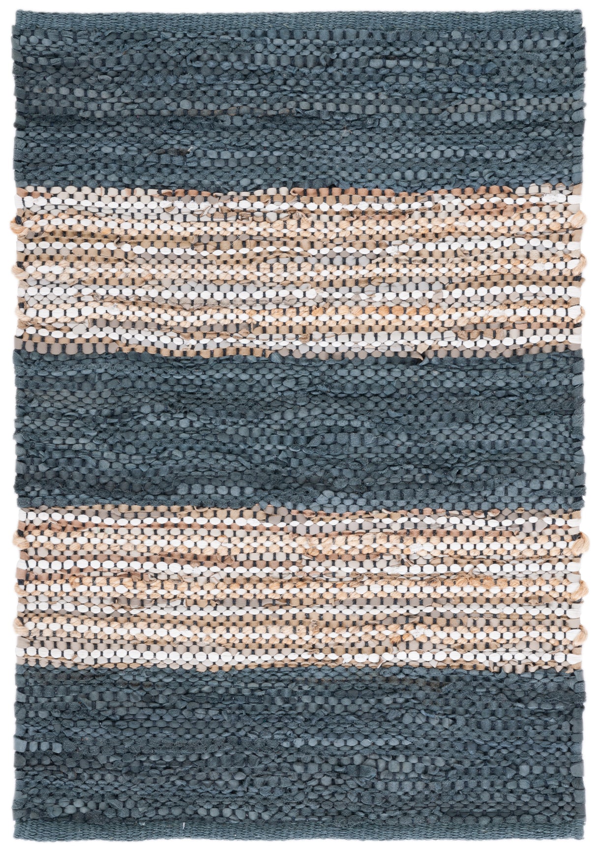 Safavieh Vintage Leather Vtl204G Dark Grey/Natural Rug.