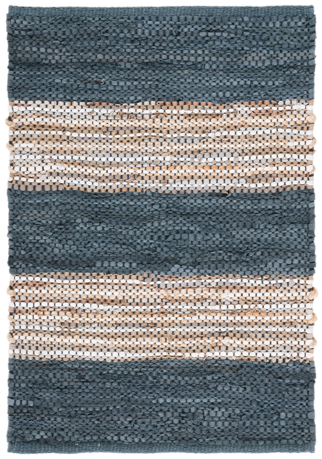 Safavieh Vintage Leather Vtl204G Dark Grey/Natural Rug.