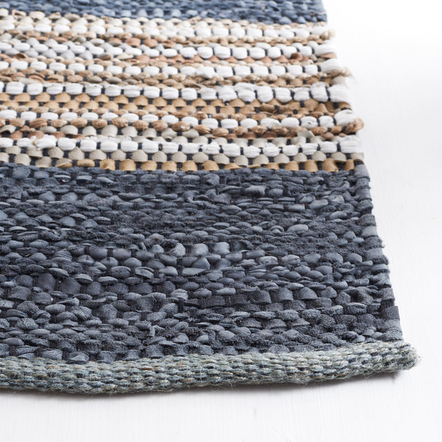 Safavieh Vintage Leather Vtl204G Dark Grey/Natural Rug.