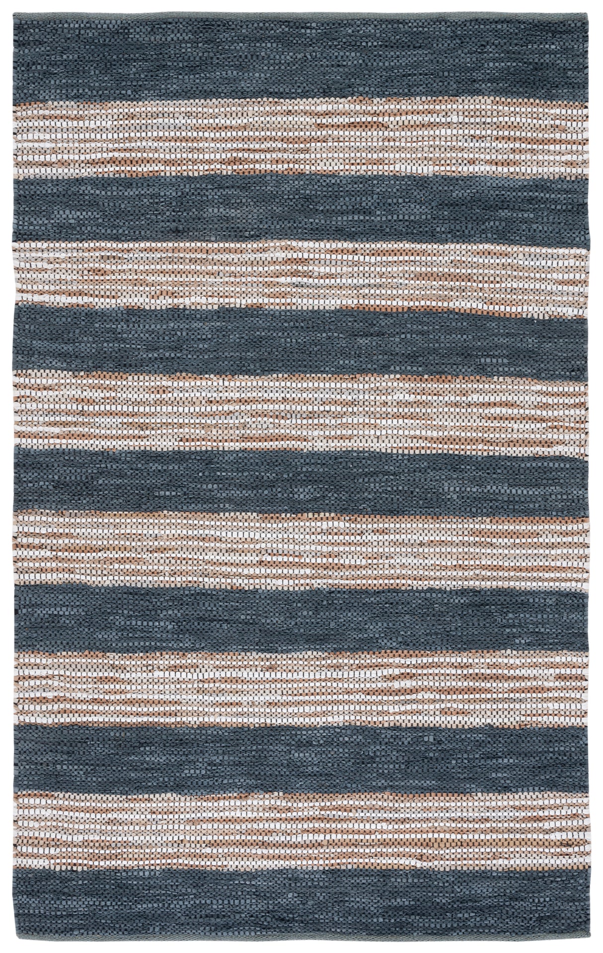 Safavieh Vintage Leather Vtl204G Dark Grey/Natural Rug.