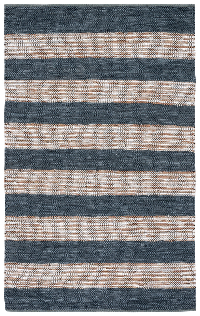 Safavieh Vintage Leather Vtl204G Dark Grey/Natural Rug.